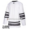 Los Angeles Kings Dresy Blank Bílá 2019 NHL All-Star Adidas Authentic - Dětské